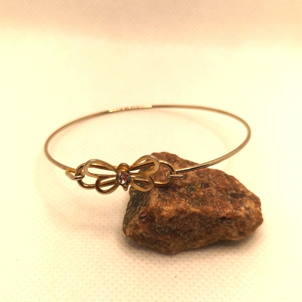 Ultra dainty butterfly bracelet